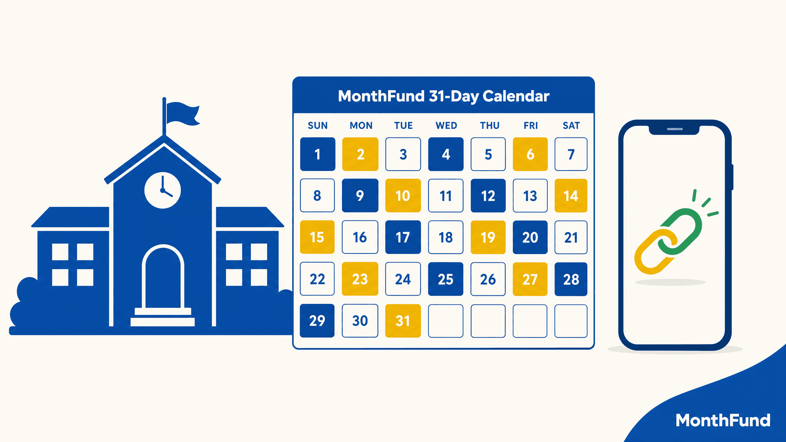 Why MonthFund works for schools and PTAs: the calendar fundraiser structure parents can trust